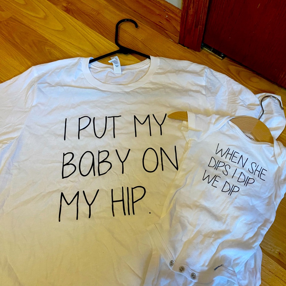 Funny Mommy & Me T-Shirt/Onesie Set